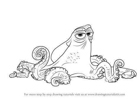 Hank Finding Dory Coloring Pages - kidsworksheetfun