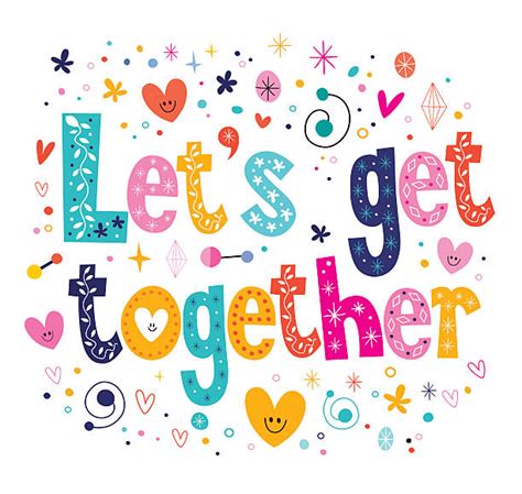 60+ Let's Get Together Stock Illustrations, Royalty-Free Vector ...