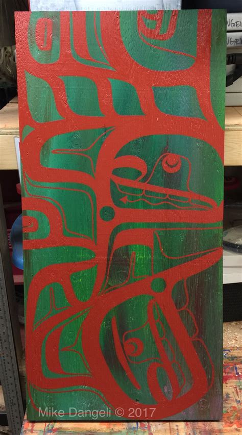 18"x36.5" original paintings done! These are feast/potlatch gifts for ...