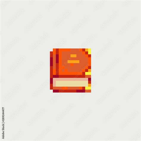 Old book pixel art icon. Element design for mobile app, web, sticker ...