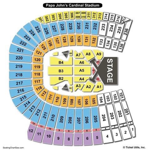 Seating Chart | L&N Federal Credit Union Stadium | Louisville, Kentucky