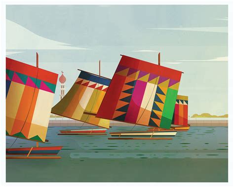 Vintas Sailing in Zamboanga, Art Print, Wall Art, Kid's Room Art - Etsy