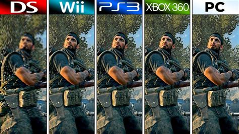 Call of Duty Black Ops (2010) DS vs Wii vs PS3 vs XBOX 360 vs PC ...