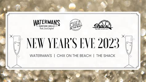 Tickets for New Year's Eve 2023 in Virginia Beach from Waterman's ...