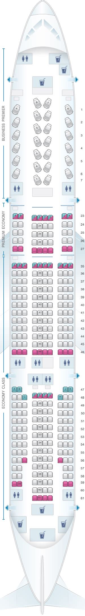 Seat Map Air New Zealand Boeing B777 200ER | SeatMaestro.com