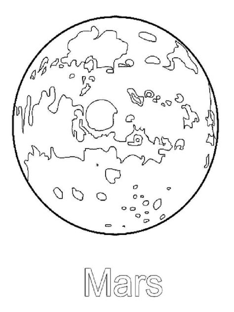 Planets coloring pages