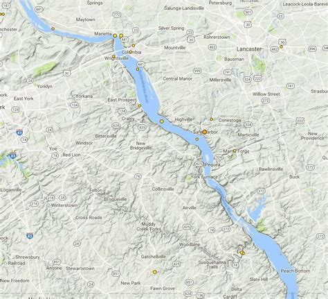 Susquehanna River Depth Map