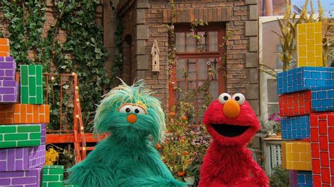 Sesame Street Elmo and Rosita's Tallest Block Tower Ever | On Alabama Public Television