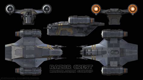 Razor Crest - Schematics by Ravendeviant on DeviantArt | Star wars ...