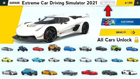 ?All Cars Unlocked?- Extreme Car Driving Simulator 2021 - Completed 1000 KM Distance - Car Game ...