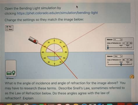 Phet Simulation Bending Light Worksheet Answers - Printable Word Searches