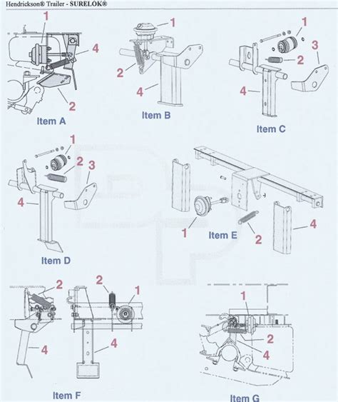 HENDRICKSON SUSPENSION SCHEMATIC GUIDE - TRAILER