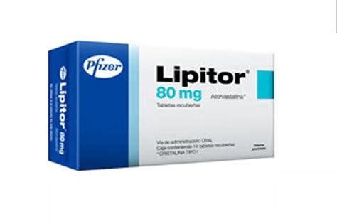 Lipitor 80 Mg. 30 Comp. — Farmacia El túnel