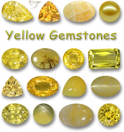 Yellow Gemstones: A List of Yellow Gemstone Names and Images | Yellow ...