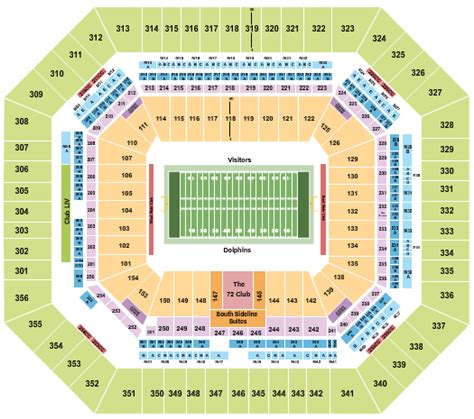 Paulette Holloway Info: Miami Dolphins Stadium Seating Chart