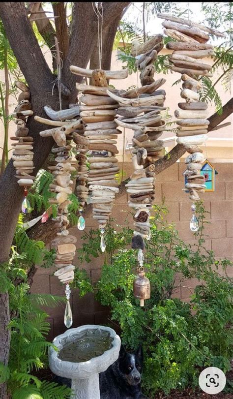 28 Year-round Garden Ornaments - 196 in 2023 | Driftwood art diy ...