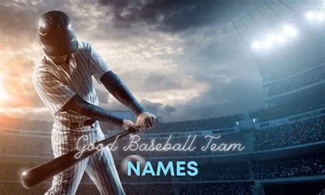 550+ Baseball Team Names That Get People Talking – NamesWolf