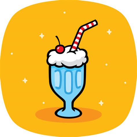 Vanilla Milkshake Illustrations, Royalty-Free Vector Graphics & Clip Art - iStock