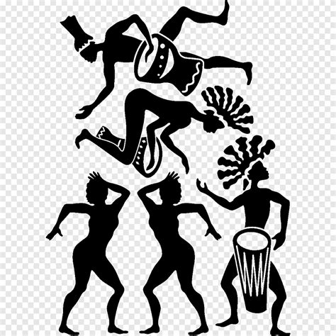 African dance Music of Africa, african, monochrome, world png | PNGEgg