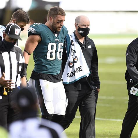 Eagles' Zach Ertz Reportedly to Undergo MRI on Ankle Injury Suffered vs. Ravens | News, Scores ...