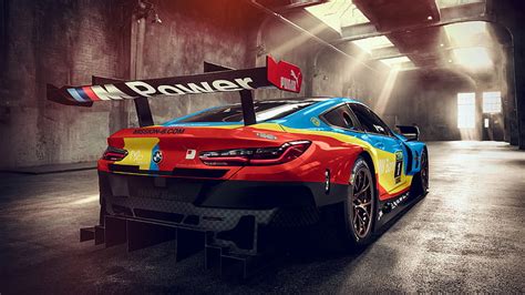 HD wallpaper: Rear view, BMW M8 GTE | Wallpaper Flare