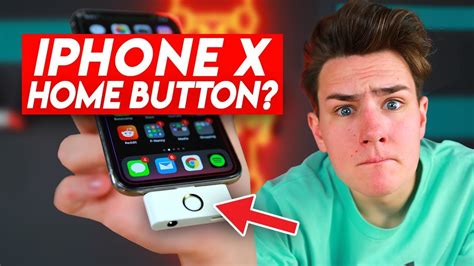The iPhone X Home Button Adapter - YouTube