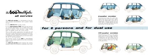 FIAT 600 Multipla Specs & Photos - 1955, 1956, 1957, 1958, 1959, 1960 - autoevolution