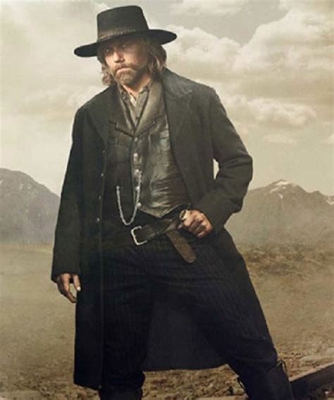 Anson Mount Hell on Wheels Cullen Bohannon Black Coat - Jackets Masters