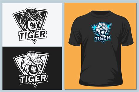 Tiger t shirt vector 8108816 Vector Art at Vecteezy