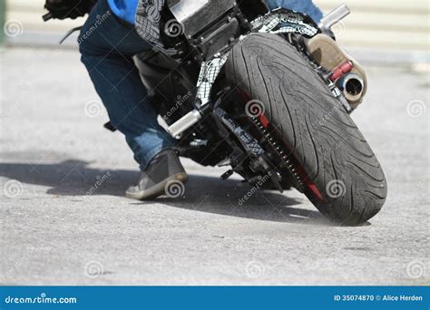 Street Bike Tire stock photo. Image of racing, street - 35074870