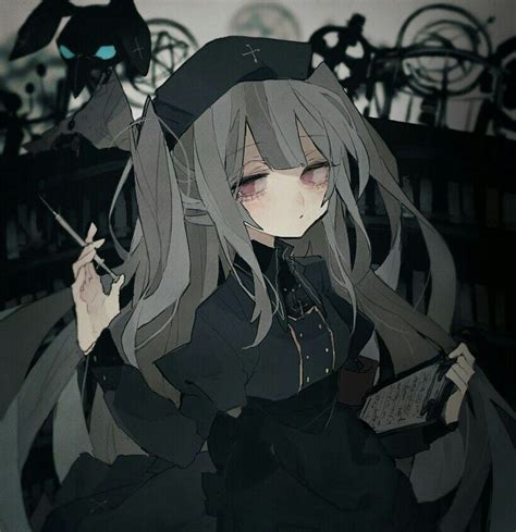 Dark Anime Girl Aesthetic