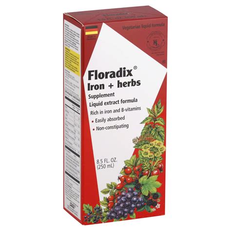 Floradix Iron + Herbs Liquid Extract Formula - Shop Diet & fitness at H-E-B