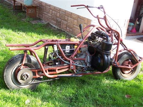 Homemade Motorcycle With Car Engine Antique - Antique Cars Blog