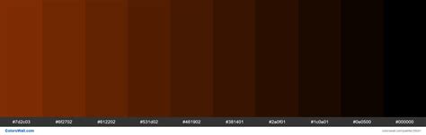 Shades XKCD Color rust brown #8b3103 hex