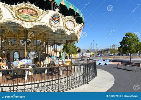 Great Park Carousel Closeup Editorial Stock Photo - Image of attraction, stadium: 108927173