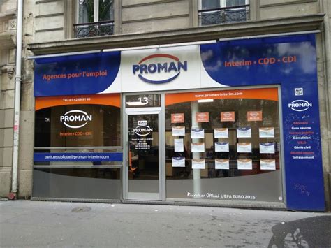 Proman Paris - Agence d'intérim (adresse)