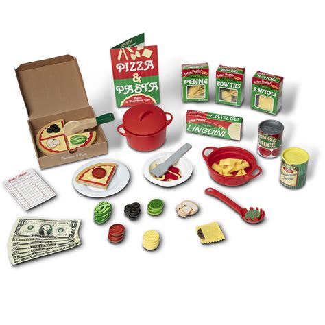 92-Pc Melissa & Doug Deluxe Pizza & Pasta Play Set $23.03 + Free S&H w/ Walmart+ or $35+