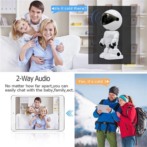 Baby Monitor Robot 1080P IP Camera WiFi and Motion Detection - Orbisify.com