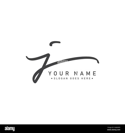 J Letter Signature Logo - J letter Initial Logo - Logo for Company Name Starts with Letter J ...