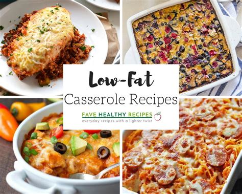 18 Low-Fat Casserole Recipes | FaveHealthyRecipes.com