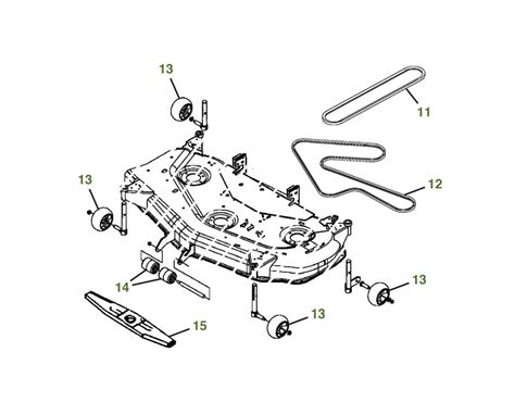 John Deere 54 Edge Mower Deck Parts Diagram John Deere 54c B