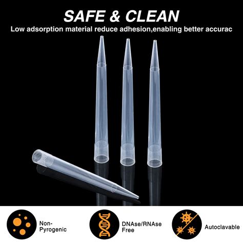 Buy Four E's Scientific 10ml Pipette Tips Microchemical Disposable Liquid Pipettor Tips 10mL ...