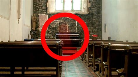 REAL Ghost Caught on tape! Altar Apparition. Genuine Footage! 100 ...