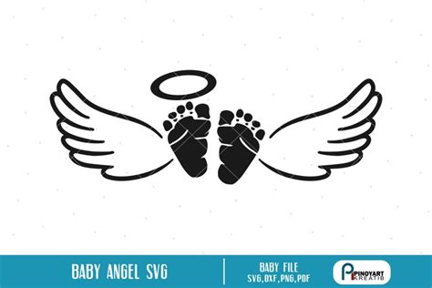 Baby Angel Svg