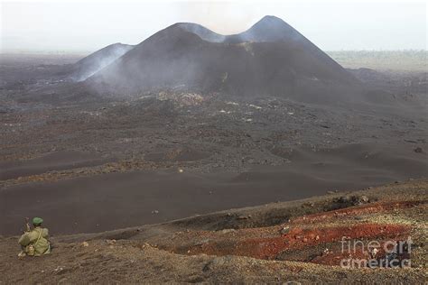 Scoria Cone On Nyamuragira Volcano Photograph by Richard Roscoe - Fine Art America