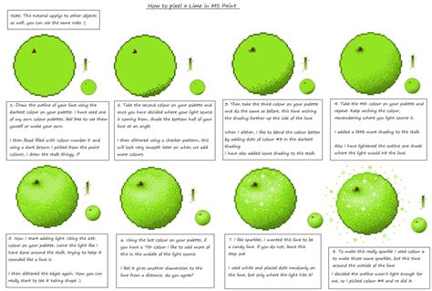 Pixel Shading Techniques for MS Paint | Shading techniques, Pixel art ...