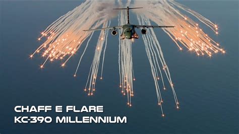 Vídeo- KC-390 realiza lançamento de chaff e flare – Defesa Aérea & Naval