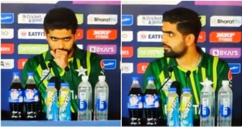 Babar Azam Gets Uncomfortable By IPL-Related Question, Looks At Media ...