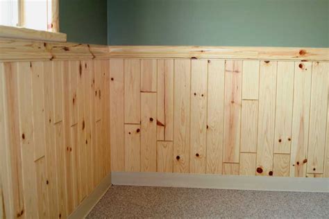 Get that Rustic Look with Knotty Pine Beadboard Paneling