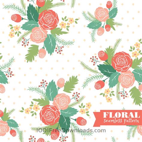 Free Vectors: Seamless floral pattern. | Abstract